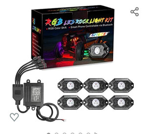 lot 37879 image: Led Rock Lights Kit