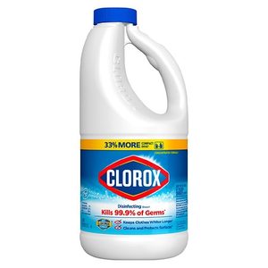 lot 37913 image: Clorox Disinfecting Bleach - 6, 43 Ounce Bottles