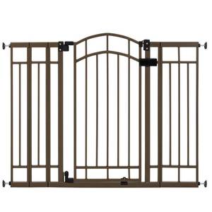 lot 37935 image: Summer Multi-Use Decorative Extra Tall Walk-Thru Gate (Bronze) 28.5-48 W 36 H