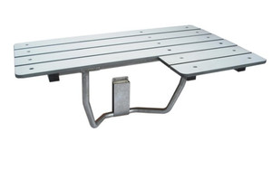 lot 37982 image: CSI L-Shape Wall Bracket Mount Shower Seat