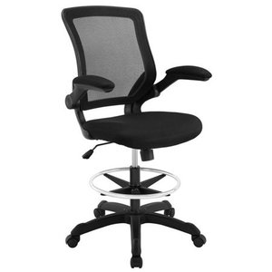 lot 37990 image: Modway Veer Drafting Chair