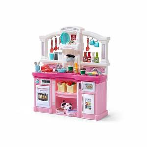 lot 38012 image: Step2 Fun With Friends Kitchen Pink Kitchen Play Set