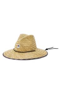lot 38013 image: Womens Brixton Alton Straw Sun Hat, Size SmallMedium - Beige