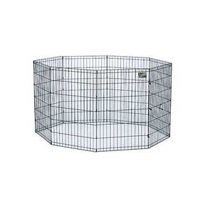 lot 38020 image: MidWest 30H Foldable Metal Exercise Pet Playpen without Door