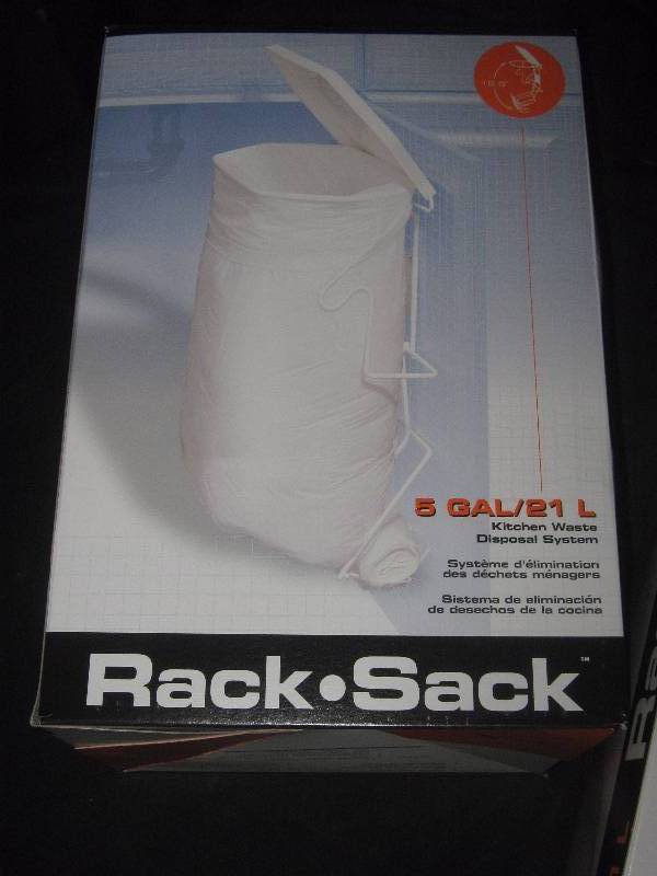 (2) ct. lot Rack Sack Kitchen Waste Disposal System Holds up to 5