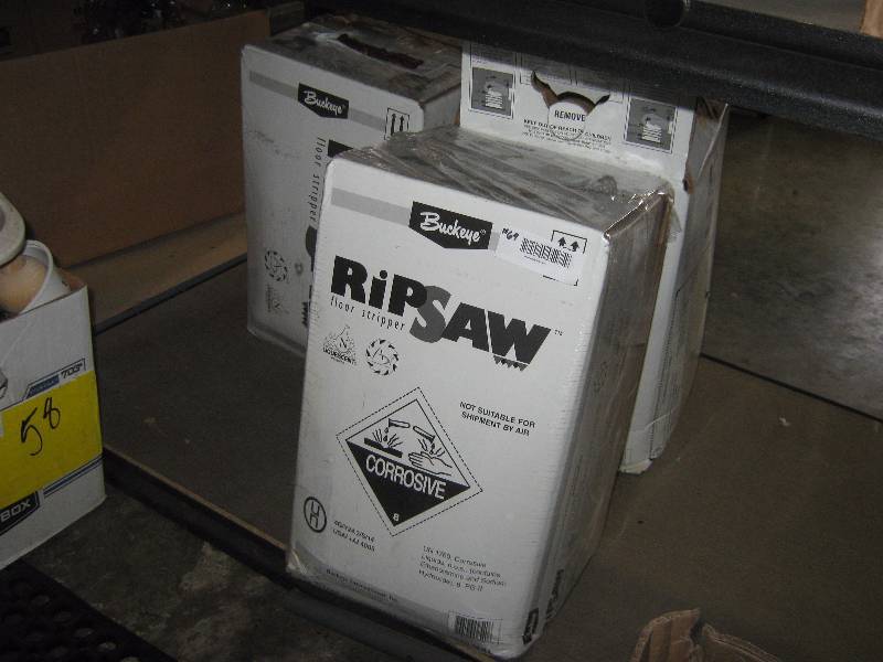 3 Ct Lot Buckeye Ripsaw Floor Stripper 5 Gallons For Use In