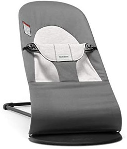lot 22595 image: BabyBj�rn Bouncer Balance Soft, CottonJersey, Dark GrayGray (005084US)
