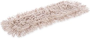 lot 22607 image: Carlisle 364752400 Flo-Pac Cotton Tie Back Dust Mop, 24 Length x 5 Width