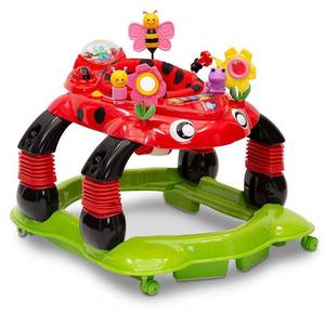 lot 22627 image: Delta Children Lil Play Station 4-in-1 Activity Walker in Red