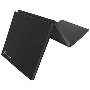 lot 22652 image: ProsourceFit Tri-Fold Folding Exercise Mat - Black