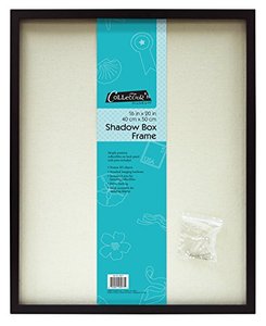 lot 22661 image: MCS 16x20 Inch Linen Lined Shadowbox, Black (40956)