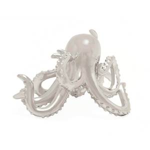 lot 22665 image: Octopus Decor in Silver