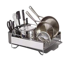 lot 22696 image: KitchenAid Full Size Dish Rack, Light Grey