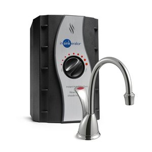 lot 22699 image: InSinkErator H-Wave-C Involve Series Wave Hot Water Dispenser with Stainless Steel Tank, Chrome