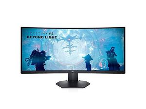 lot 22703 image: dell s3422dwg - 34-inch wqhd (3440 x 1440) 219 144hz curved gaming monitor, hdr 400, 1800r curvature, 2ms grey-to-grey response time (extreme.