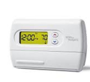 lot 22731 image: Emerson 1F80-361 5-1-1 Day Programmable Thermostat for Single-Stage Systems