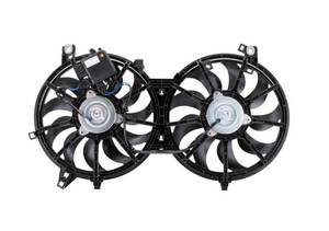 lot 22741 image: TYC Dual Radiator and Condenser Fan Assembly