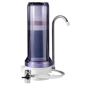 lot 22751 image: iSpring CT10-C Countertop Multi Filtration Drinking Water Filter Dispenser - White