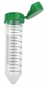 lot 26097 image: 50mL Centrifuge Tube, Flip Top Cap  (25 pack) -  Retail $9.99