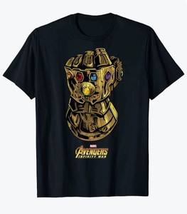 lot 26118 image: Marvel Avengers Infinity War Gauntlet Gems Graphic T-Shirt (Mens XL)  Purple - Retail $22.99