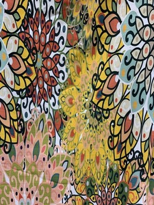 lot 26151 image: Floral Mandala Print Curtain (52x84 in) - Retail $24.99
