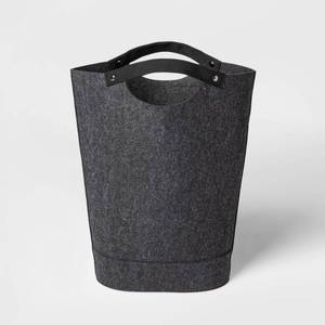 lot 8538 image: Felt Hamper Black - Threshold