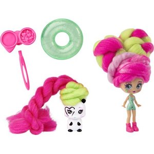 lot 8550 image: Candylocks, Kiwi Kimmi 3-inch Scented Collectible Doll and Pet with Accessories