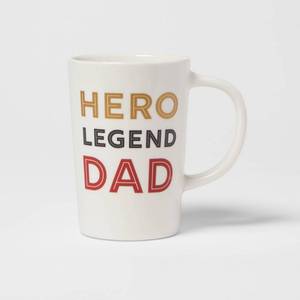 lot 8588 image: 2-Pack Stoneware Hero Legend Dad Mug - Room Essentials