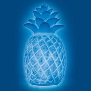 lot 8594 image: Mini Pineapple Color Changing Light Up Novelty Table Lamp - West & Arrow