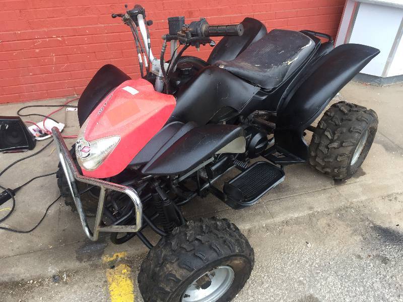 lot 1454 image: ATV 150CC 4 WHEELER WITH LIGHTS