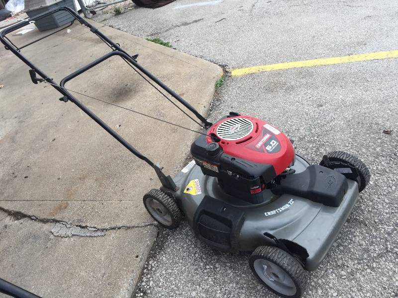 lot 1466 image: CRAFTSMAN 3755 MOWER 6.0 HP SELF PROPELLED FRONT DRIVE