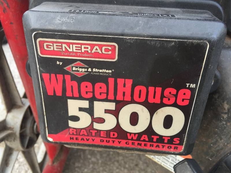 GENERAC WHEELHOUSE 5500 GENERATOR | OUTDOOR EQUIPMENT DEALS! | Equip-Bid