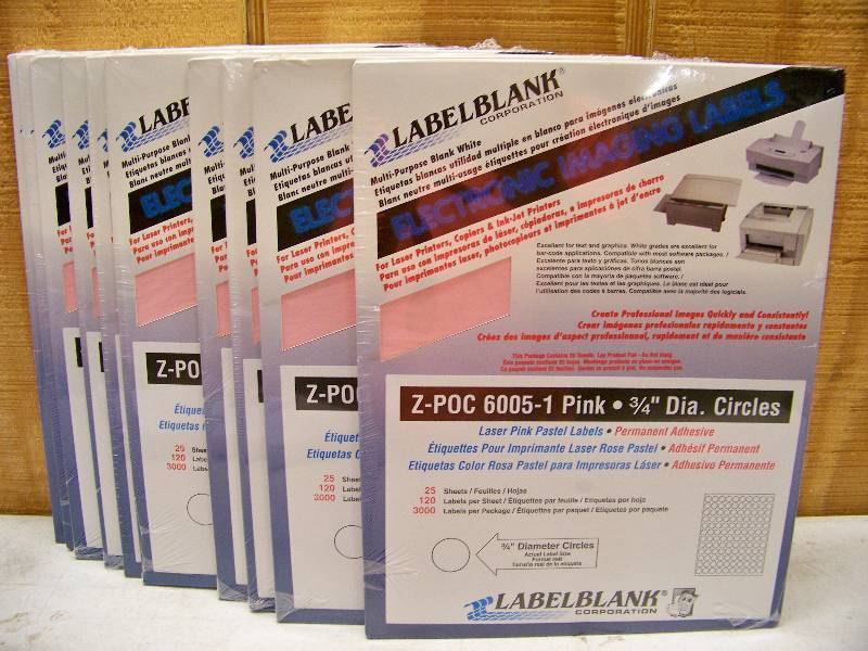 lot 557 image: 10 Packages of 3000 Laser Print Labels