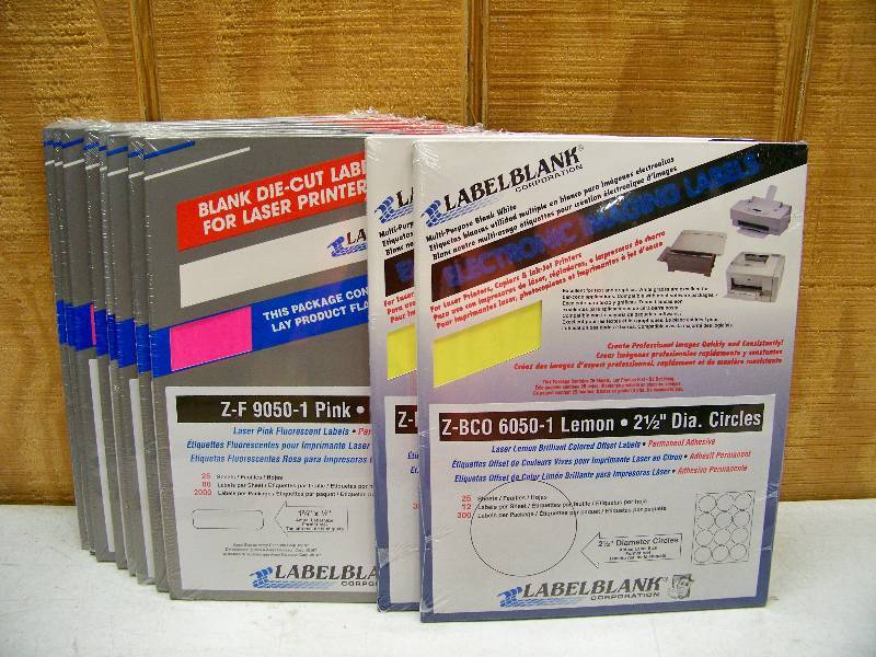 lot 567 image: 10 Packages of Laser Print Labels