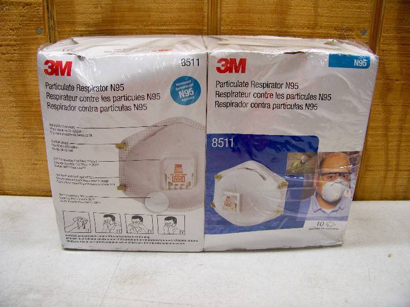 lot 591 image: 3M Particulate Respirator N95