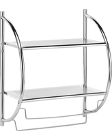 lot 597 image: Whitmor Chromes Shelf and Towel Rack