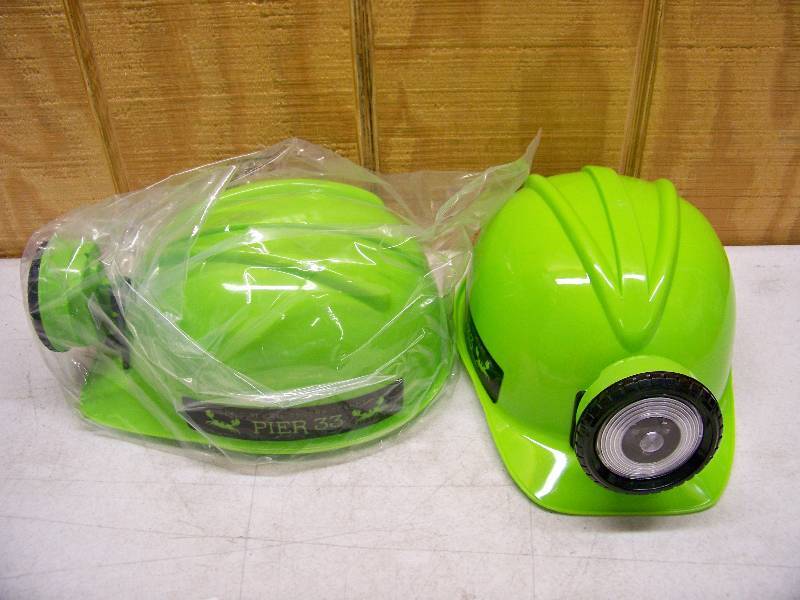 lot 632 image: 2 Miners Helmets LED Light