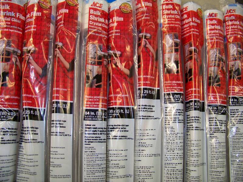 lot 729 image: 10 Rolls Bulk Shrink Film
