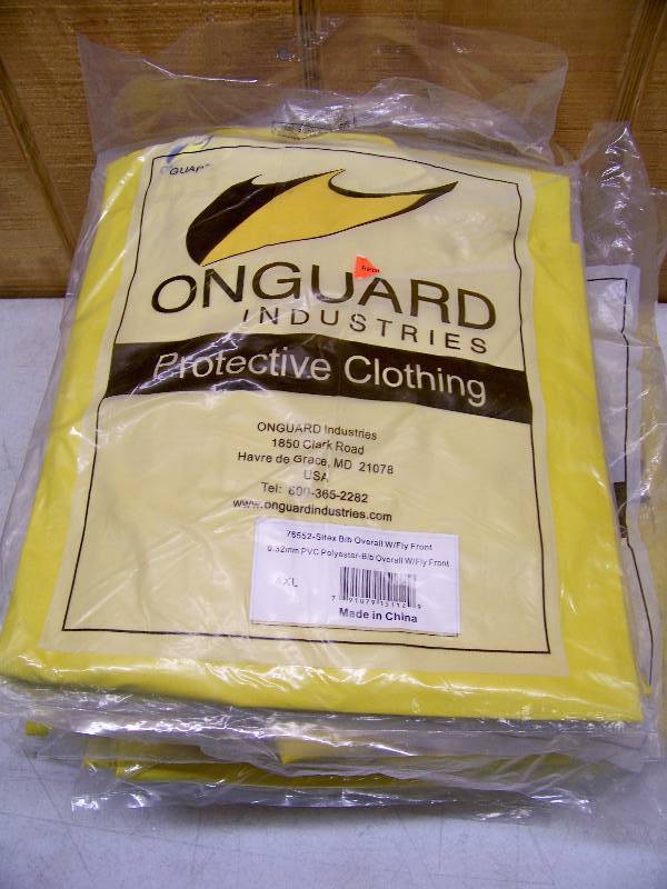 lot 745 image: 12 Pair Onguard Sitex Bib Overalls with Fly Front