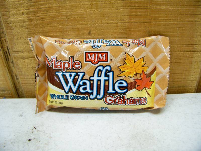 lot 804 image: Case of 300 Packages of MJM Maple Waffle Graham Crackers