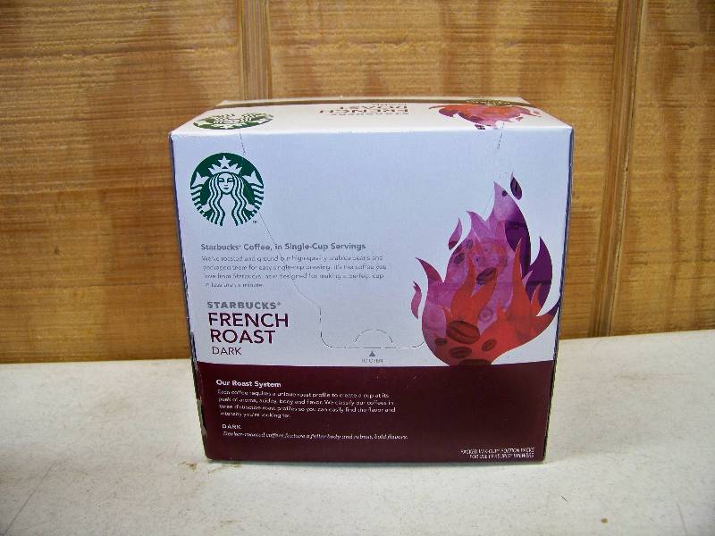 lot 817 image: 4 Boxes Starbucks French Roast K-Cups