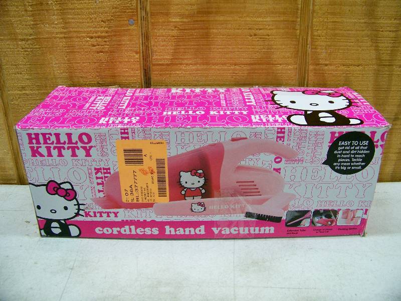 lot 895 image: Hello Kitty Cordless Hand Vacuum