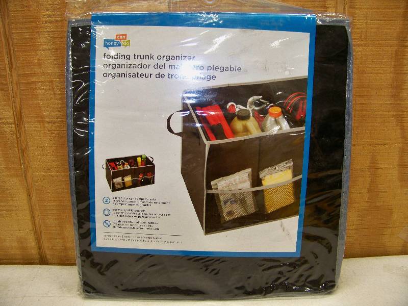 lot 922 image: Honey Can Do Folding Trunk Organizer
