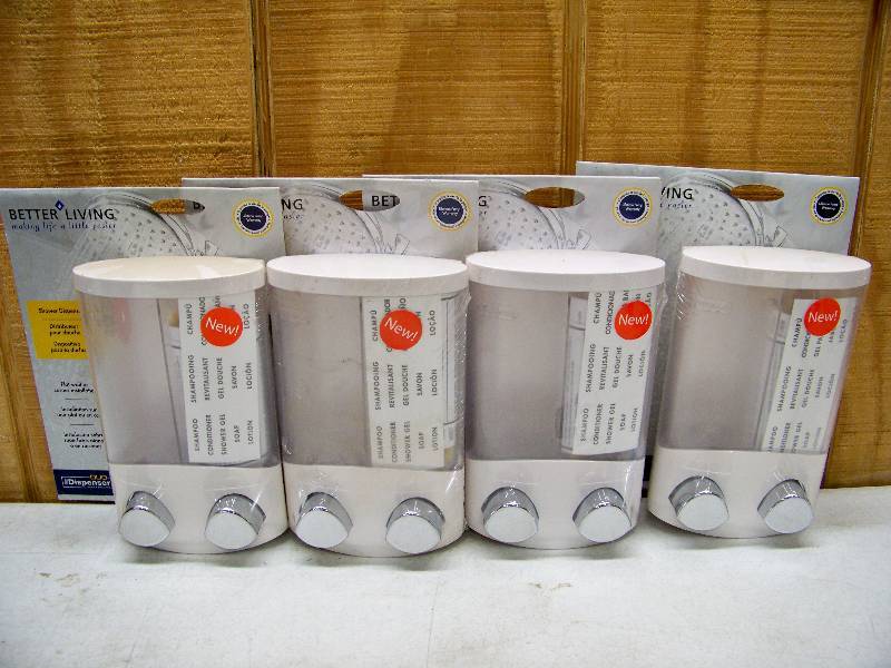lot 938 image: 4 Better Living Shower Dispensers