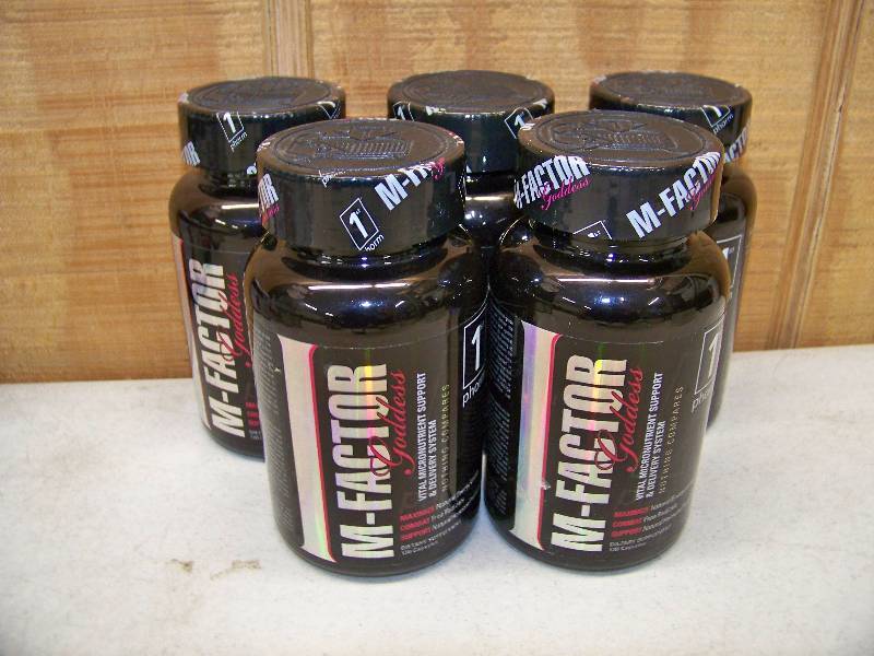 lot 968 image: 5 Bottles M-Factor Goddess Dietary Supplement