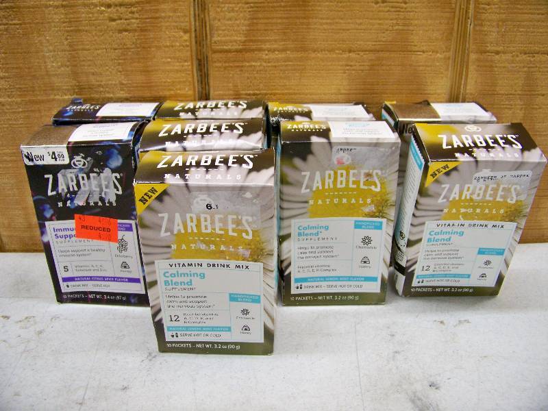 lot 986 image: 9 Boxes Zarbees Naturals