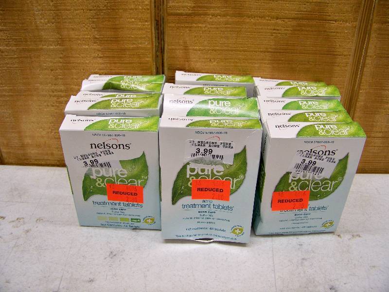 lot 993 image: 15 Boxes Nelsons Pure and Clear Acne Treatment Tablets