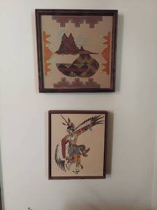 lot 5627 image: 2 Sand Art Pictures