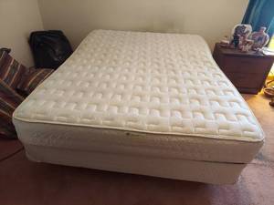 lot 5635 image: Imperial Queen Size Mattress Set with Hollywood Frame