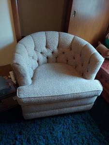 lot 5695 image: Occasional Chair on Casters